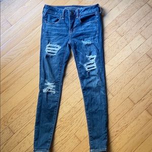 American Eagle ripped jeans, super stretchy